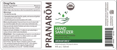 4 Oz Size Pranarom Hand Sanitizer (Hand Sanitizer 4 Oz R1)